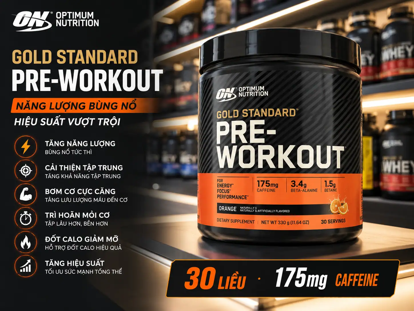 ON Gold Standard Pre-Workout BauGym
