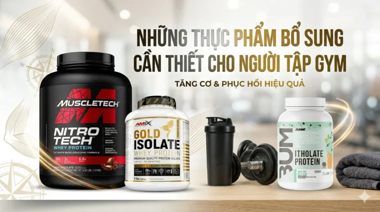 Những Thực Phẩm Bổ Sung Cần Thiết Cho Người Tập Gym