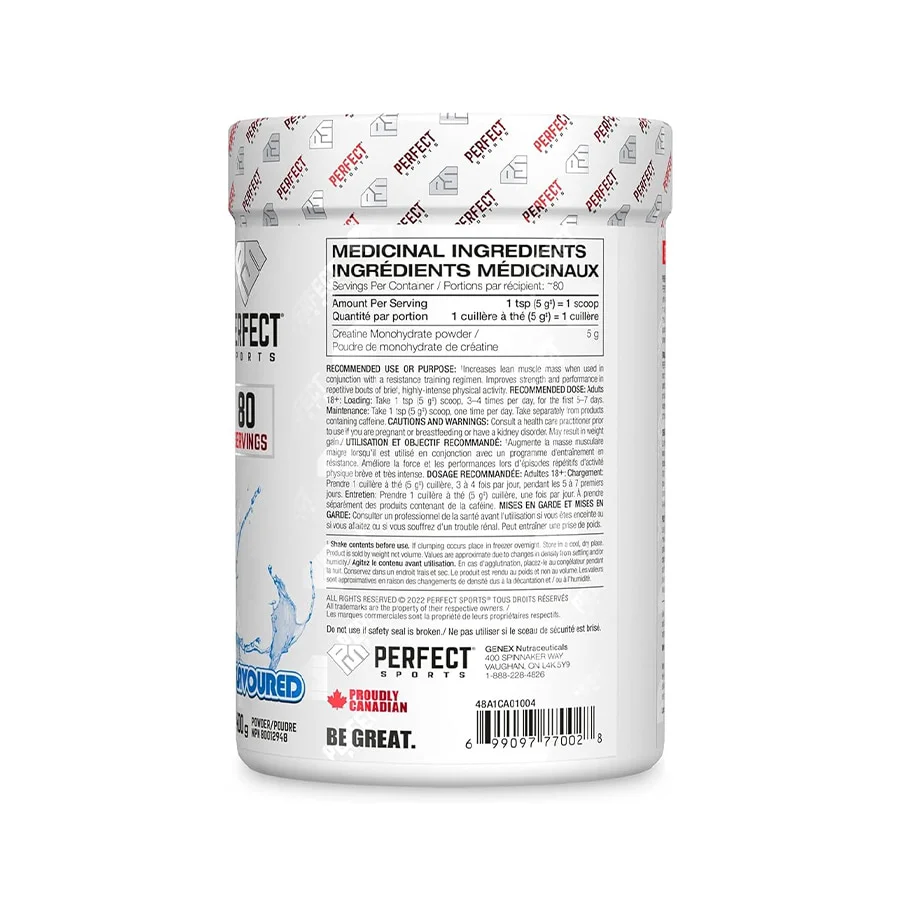 Perfect Sports Pure Creatine 80 Servings, 400g - Ảnh 3