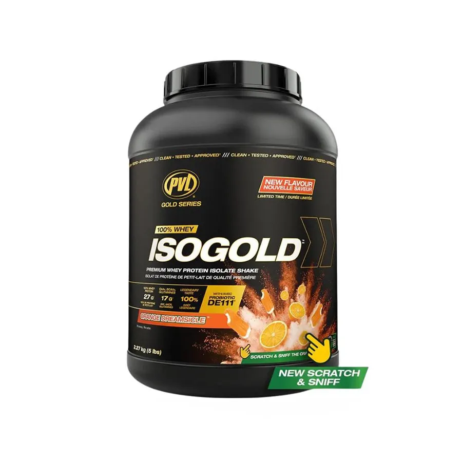 PVL ISO Gold - Premium Whey Protein With Probiotic, 5 Lbs (2.27kg) - Ảnh 4