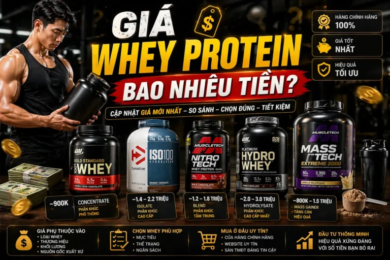 Giá Whey Protein Bao Nhiêu Tiền 1kg?