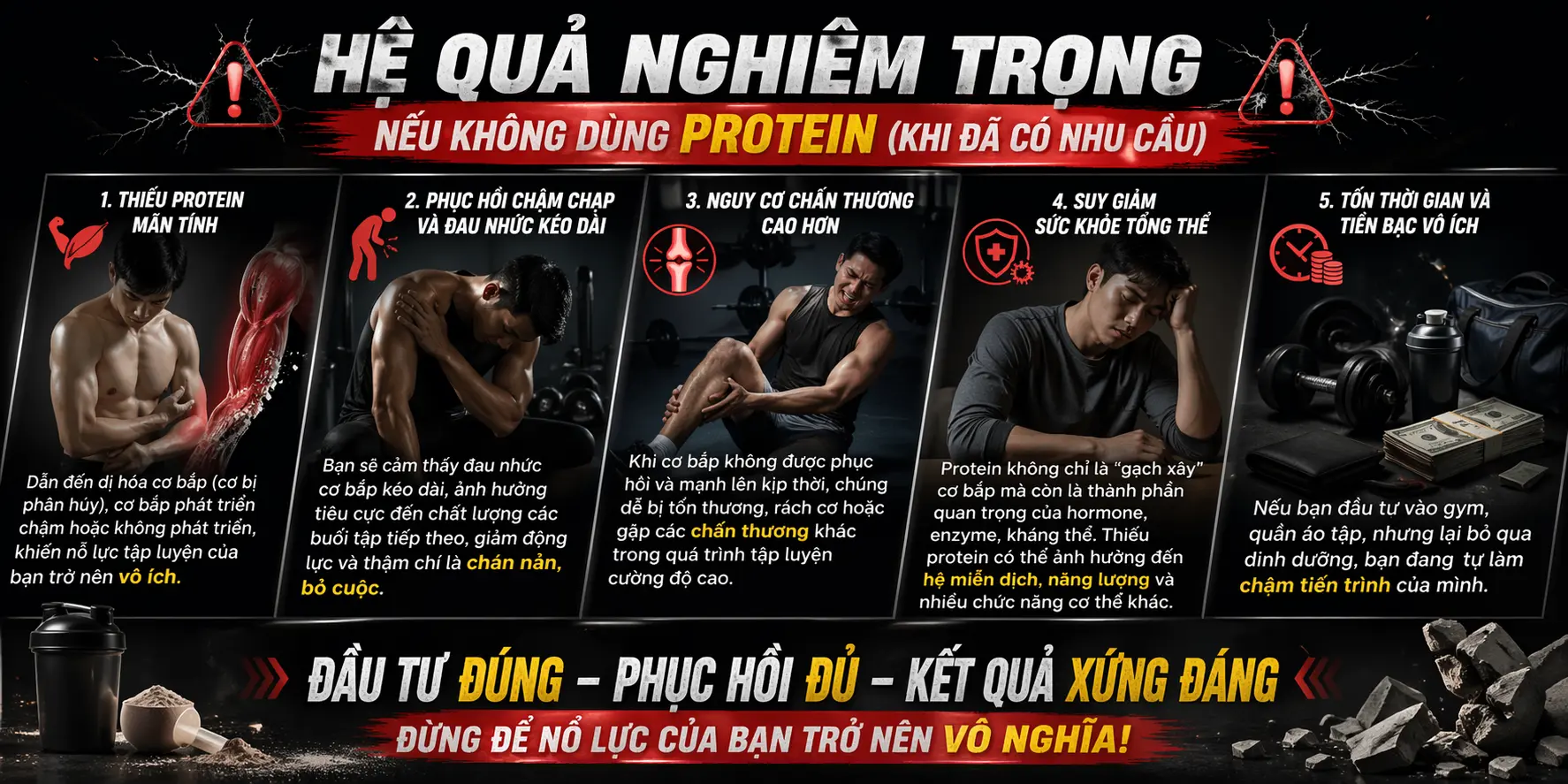 Người đang đối mặt với khó khăn trong việc tăng cơ