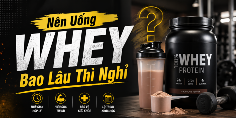 Nên Uống Whey Bao Lâu Thì Nghỉ?