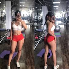 Ảnh chị Ngọc sau 1 tháng tập luyện và uống whey