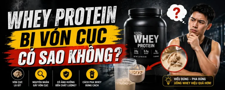 Whey Protein Bị Vón Cục Có Sao Không?