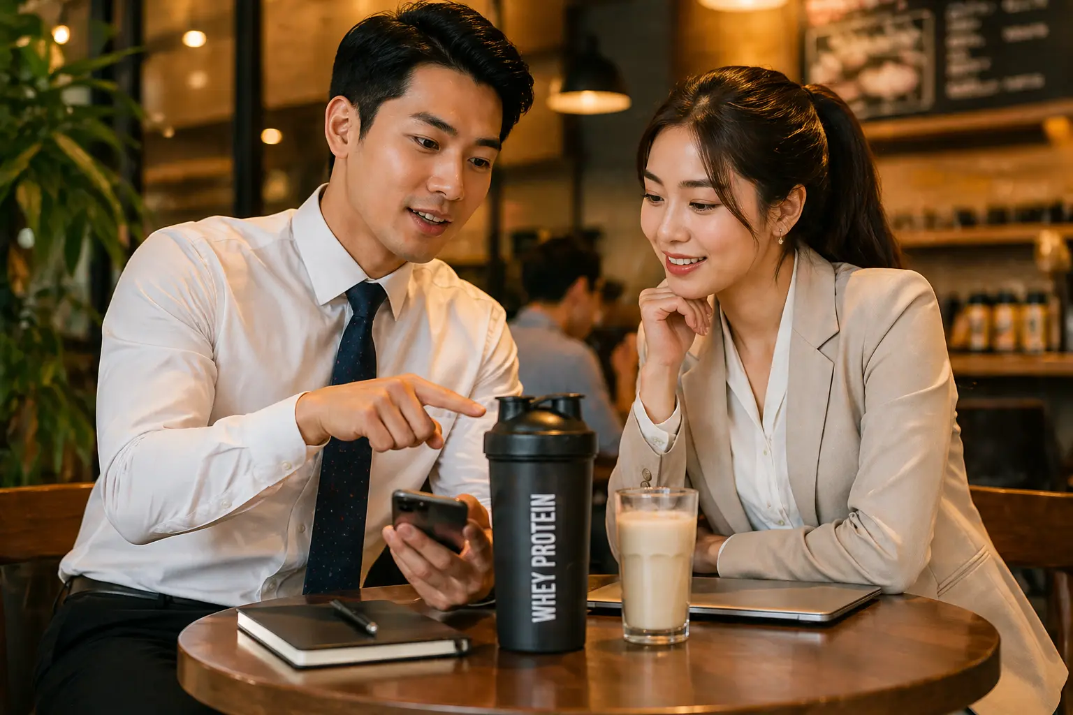 Hình ảnh hỏi đáp về whey protein
