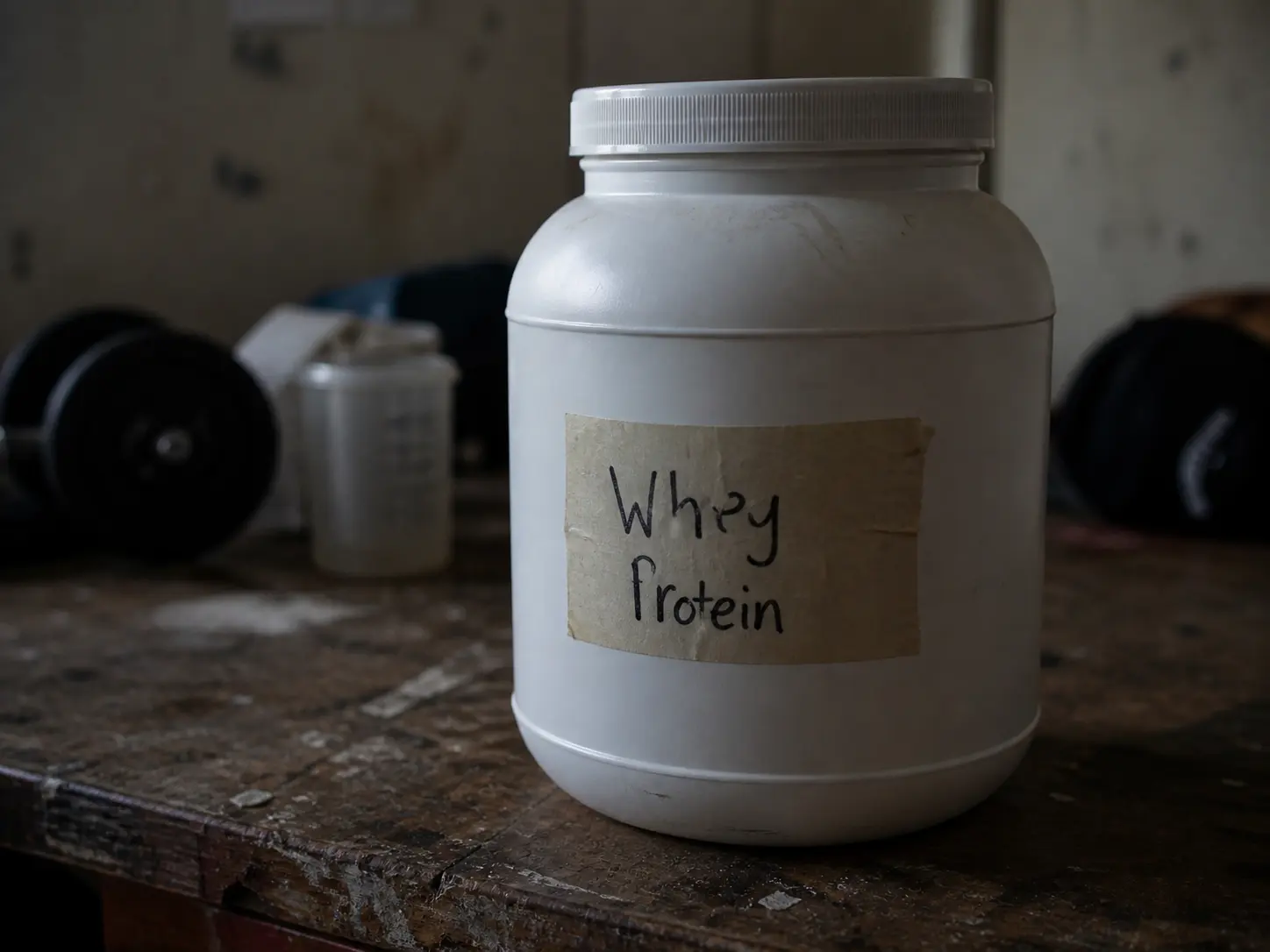 Bao bì whey không tên, không rõ nguồn gốc