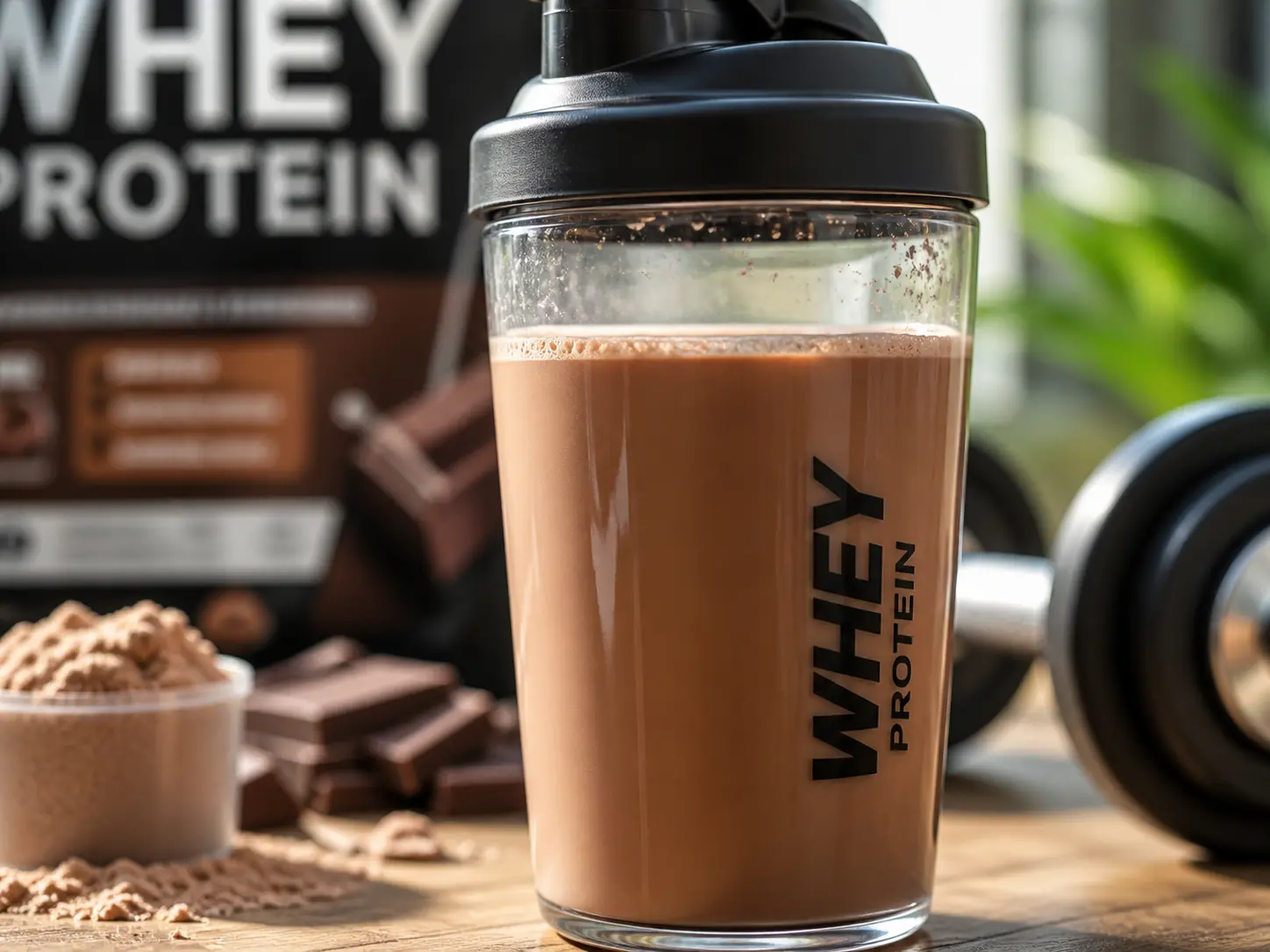 Whey protein tan đều, hấp dẫn