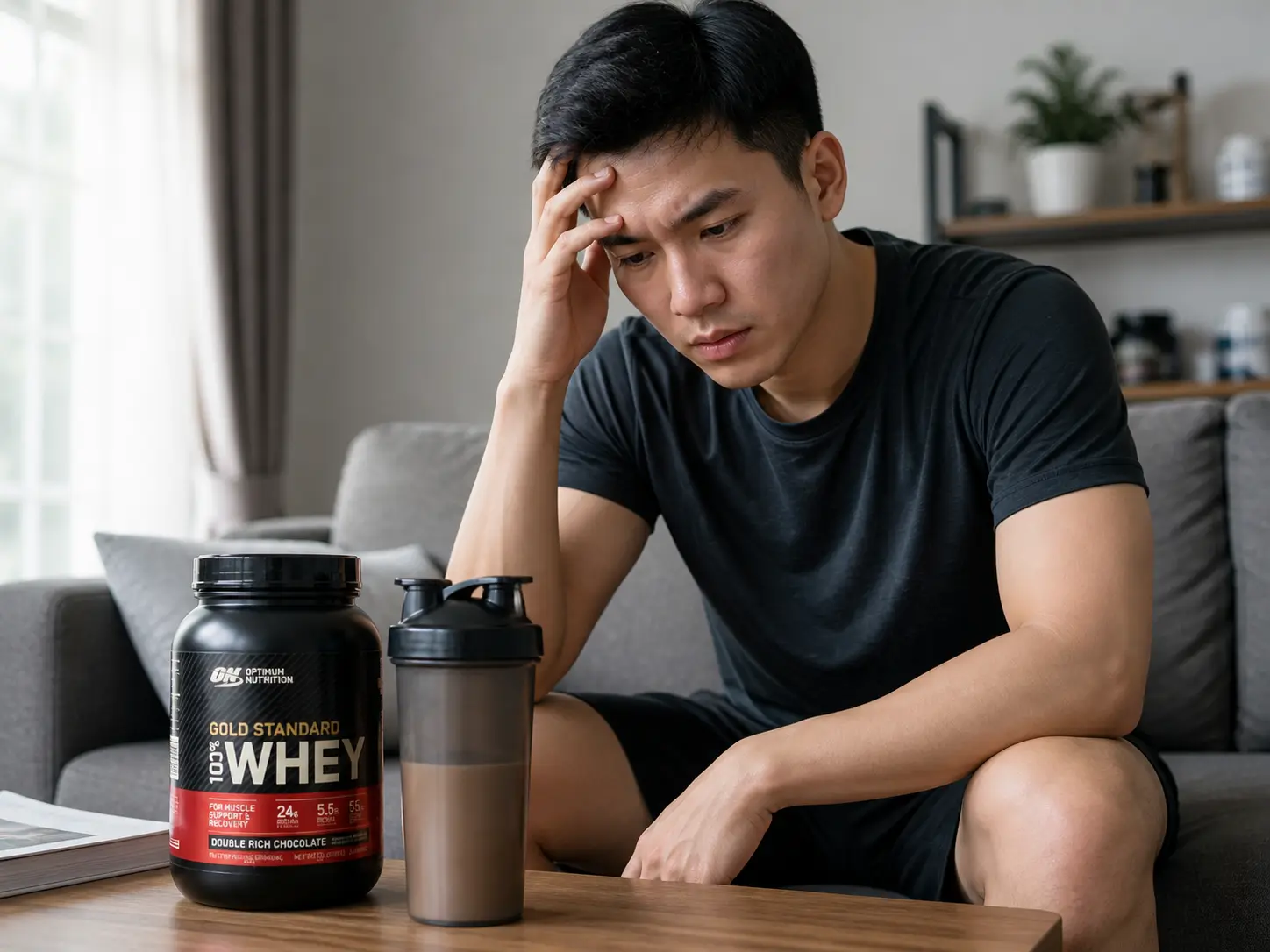 Người đang lo lắng về sức khỏe thận