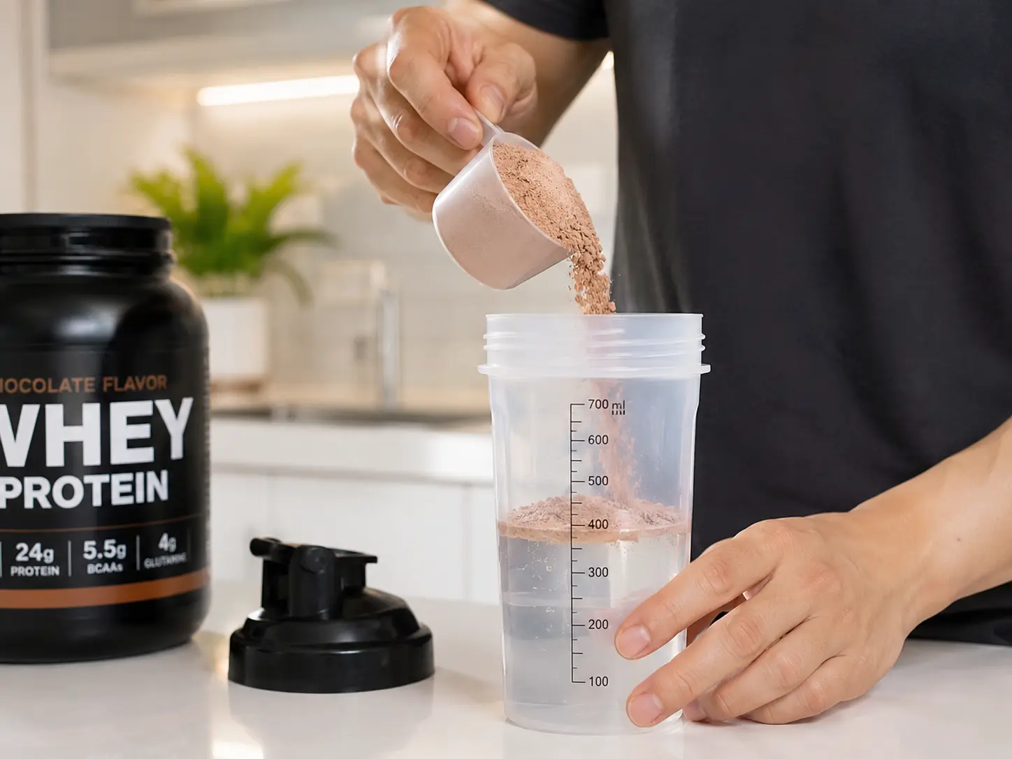 Cách pha whey protein tại nhà