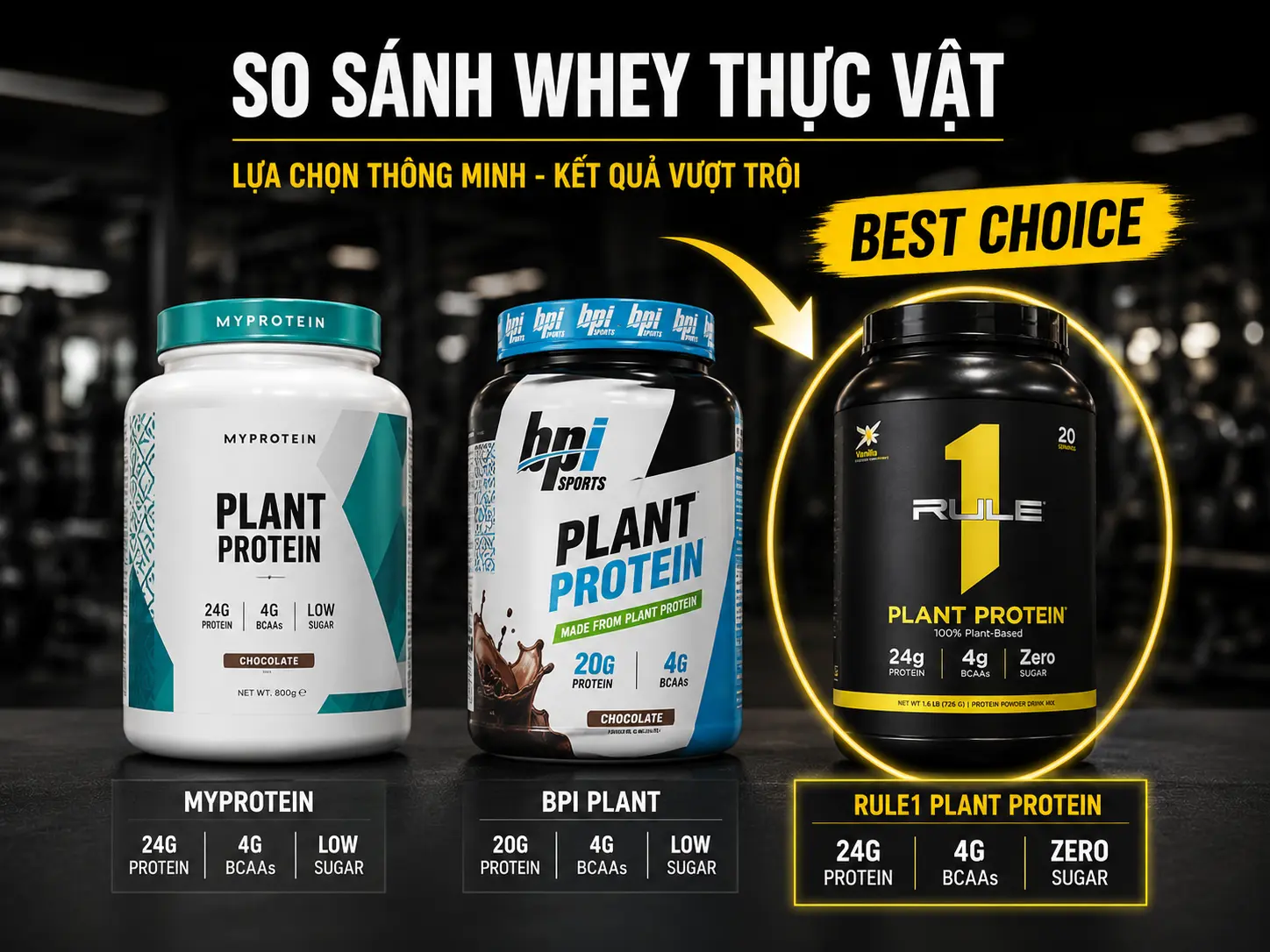 Lựa chọn protein thuần chay