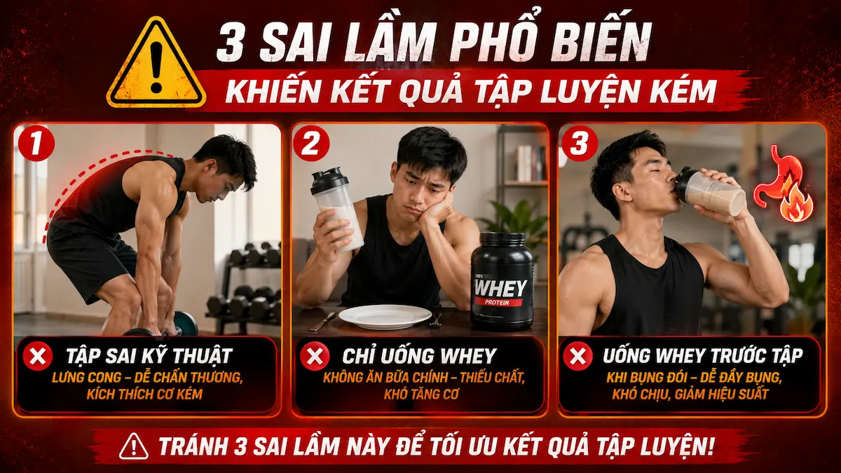 Sai lầm khi tập thể dục tại nhà